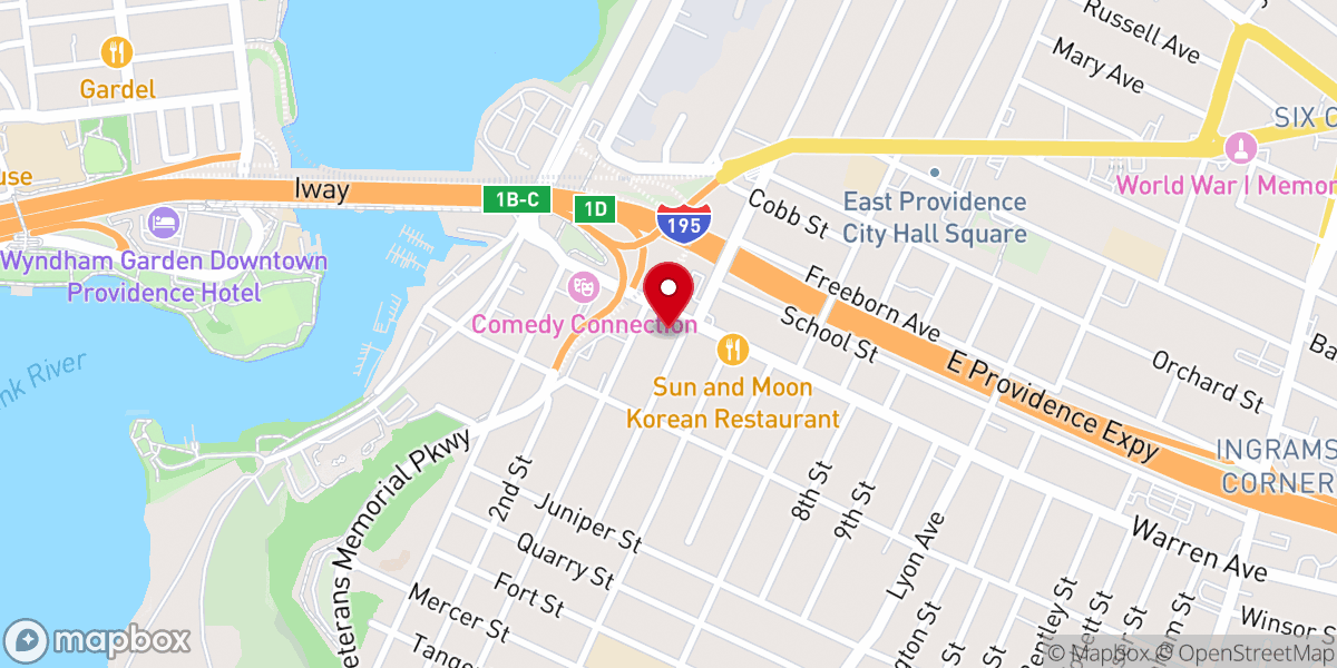 Map showing location of Bread of Life International Worship Center