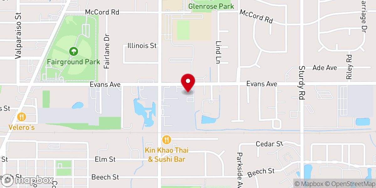 Map showing location of Life Change Center