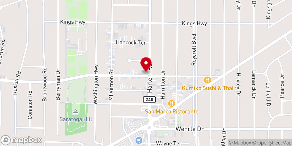 Map showing location of Christ Exalted Ministries Inc
