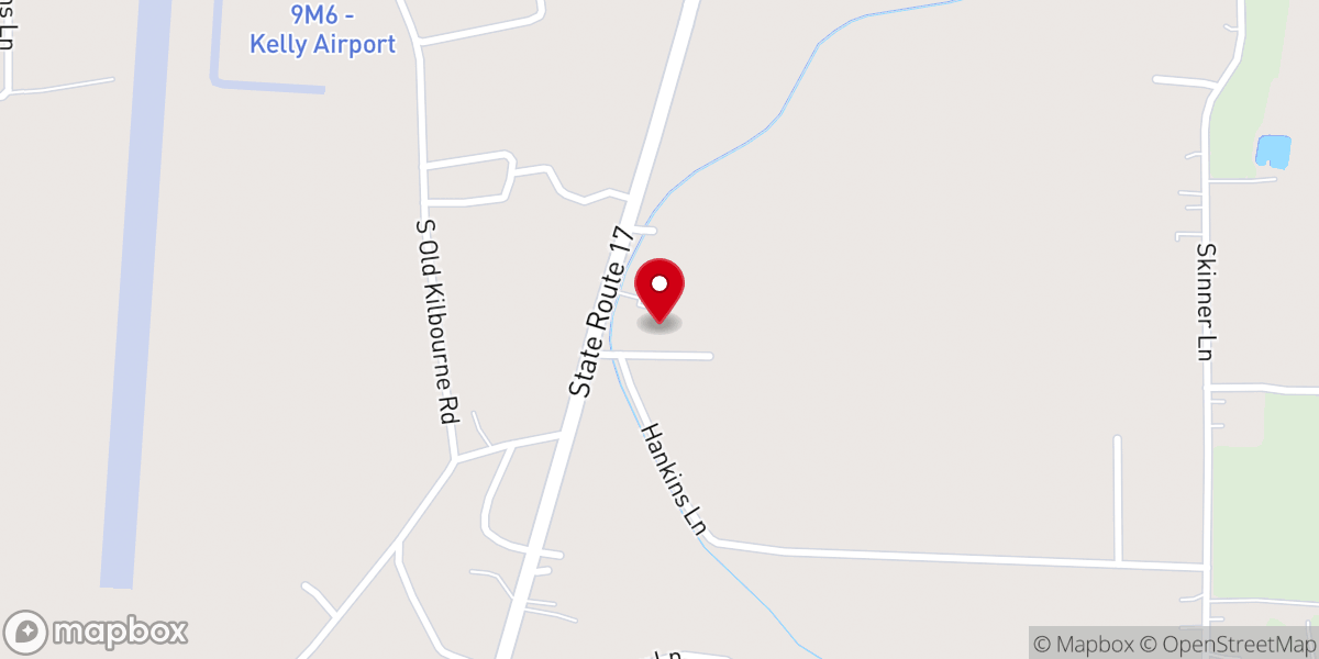 Map showing location of Oak Grove Inn and Suites