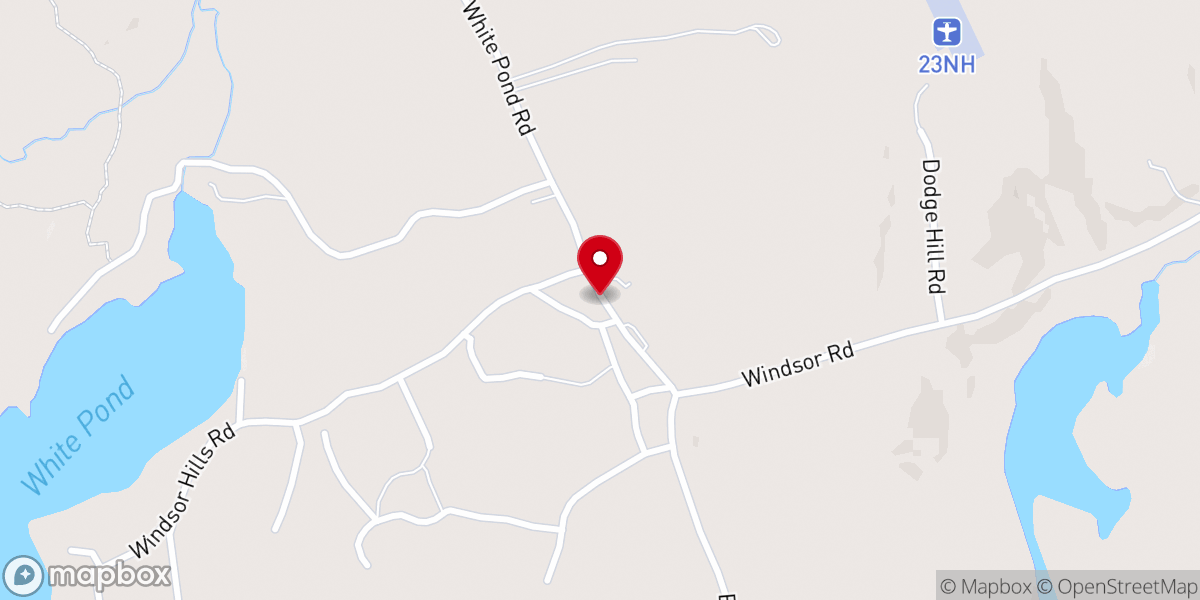 Map showing location of Windsor Hills Camp and Retreat Center