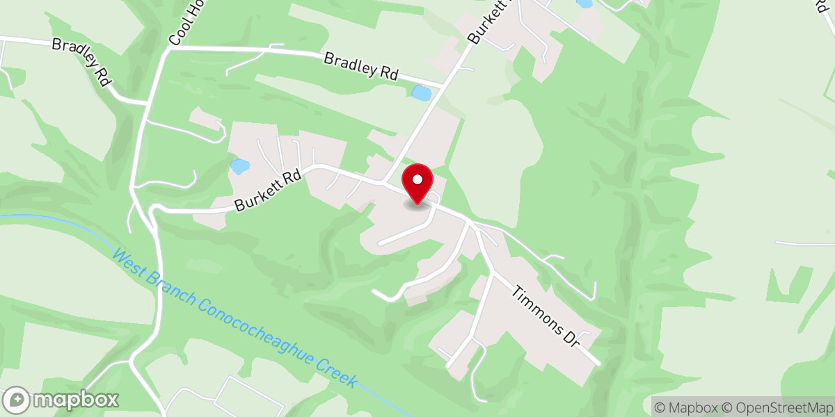 Map showing location of Upton Full Gospel Church