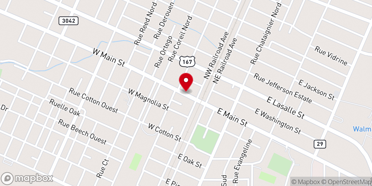 Map showing location of Christian Care & Share Center