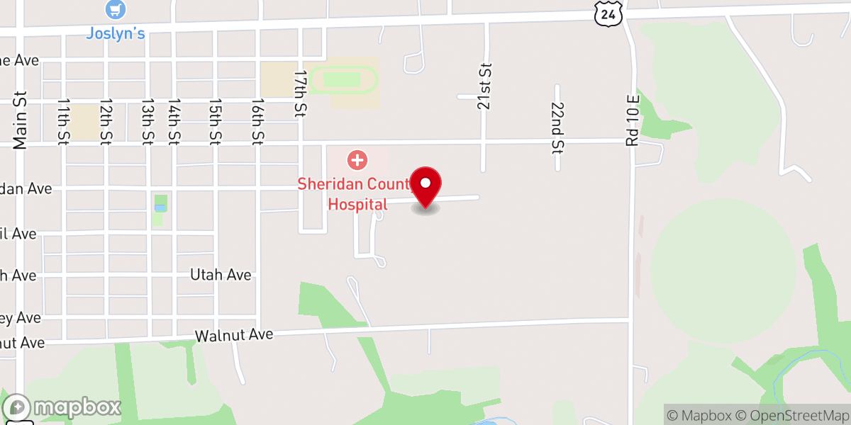Map showing location of Christ Community Church