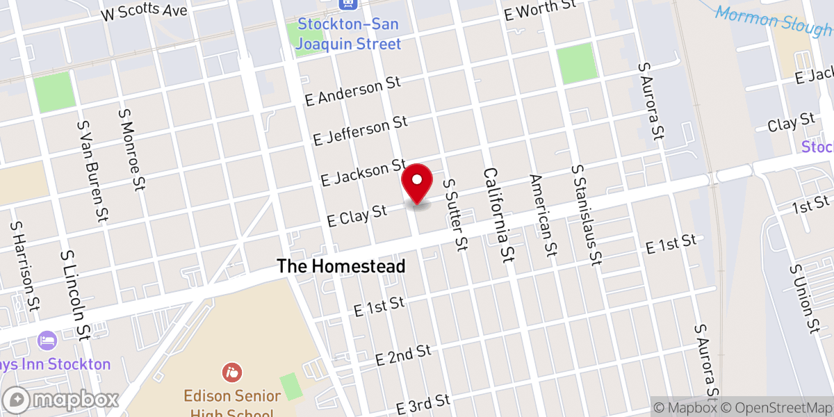 Map showing location of Saint Marks United Methodist Church
