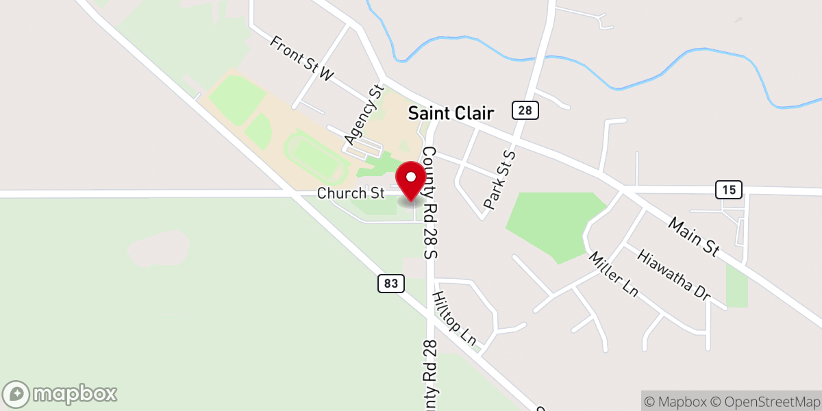 Map showing location of Immaculate Conception
