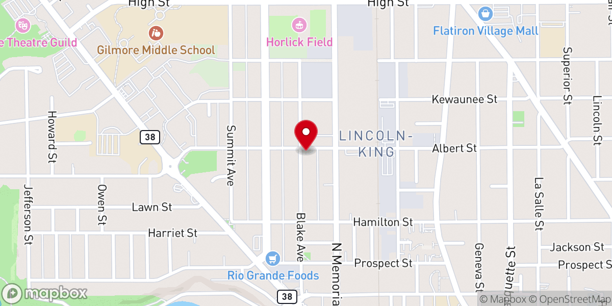 Map showing location of United Faith Missionary Baptist