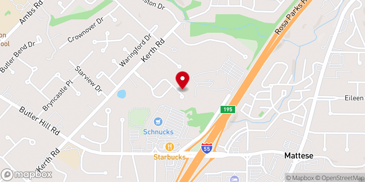 Map showing location of Rhapsody Ministries