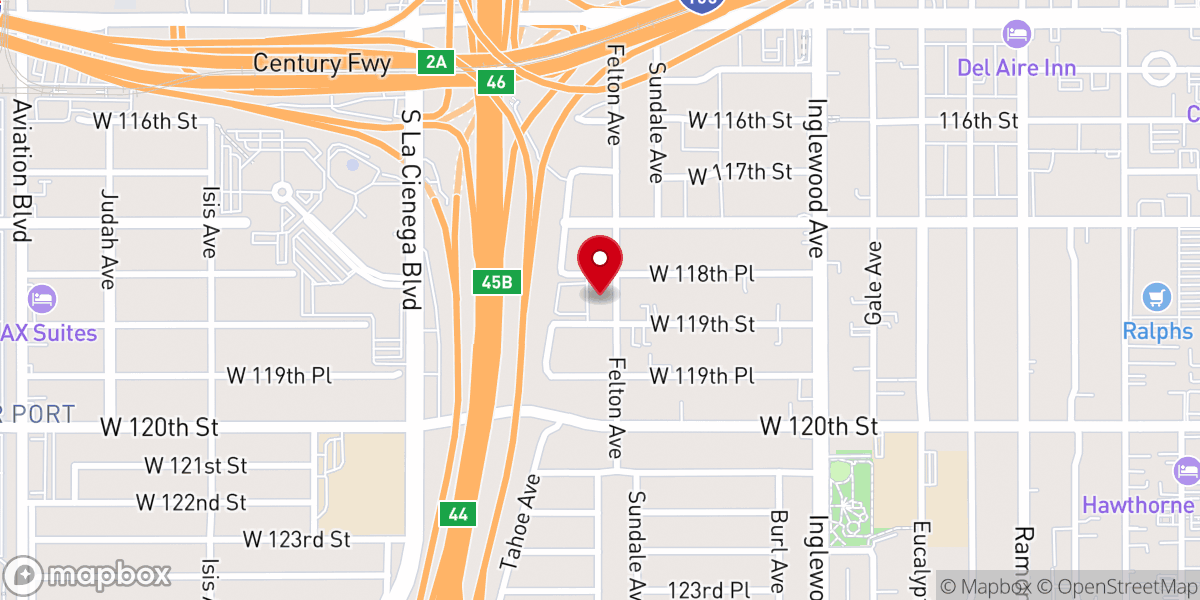 Map showing location of New Life Community Church Assemblies of God