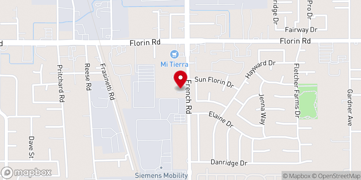 Map showing location of Sacramento Tongan Seventh-day Adventist Church