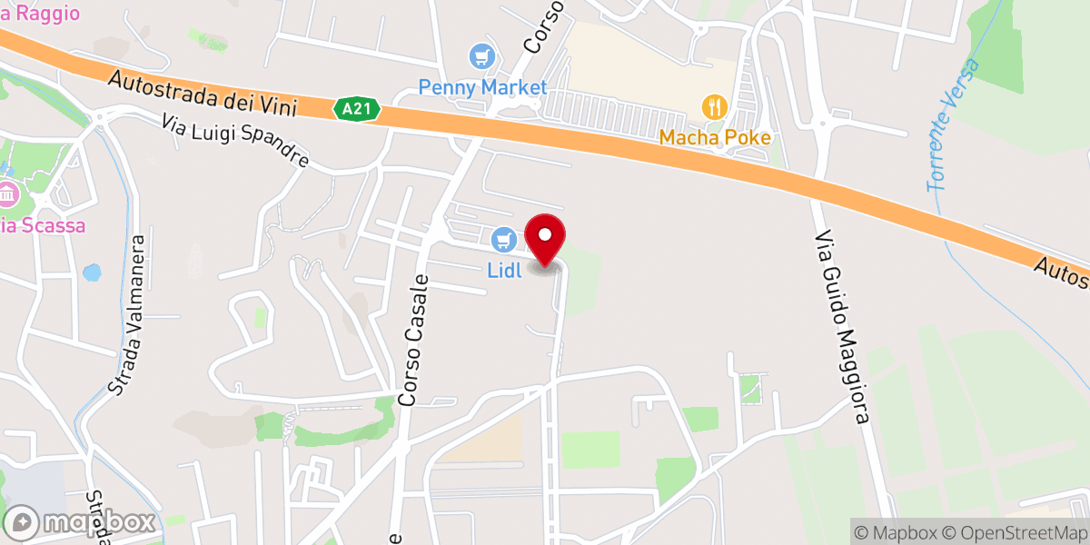 Map showing location of Chiesa Cristiana Evangelica ADI