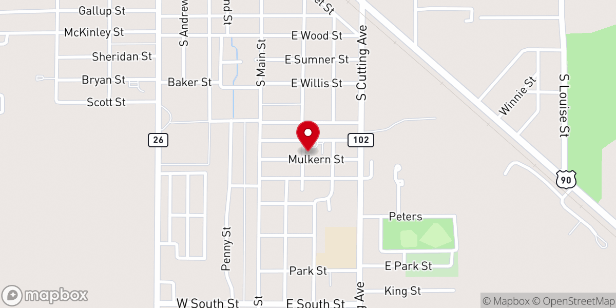 Map showing location of Our Lady Perpetual Help Catholic Church