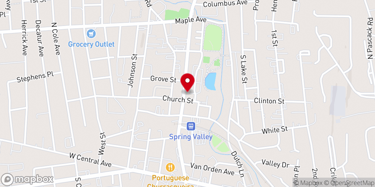 Map showing location of Spring Valley N.T. Church Of God