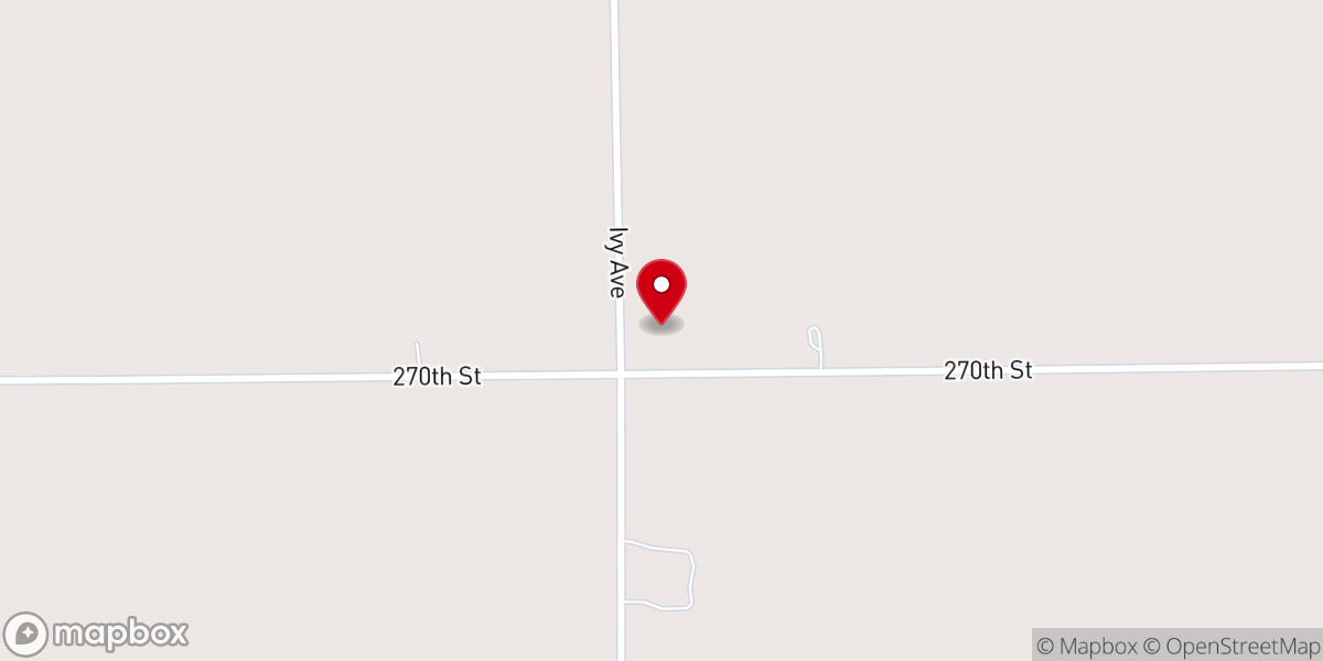 Map showing location of Don & Cindy Lewis