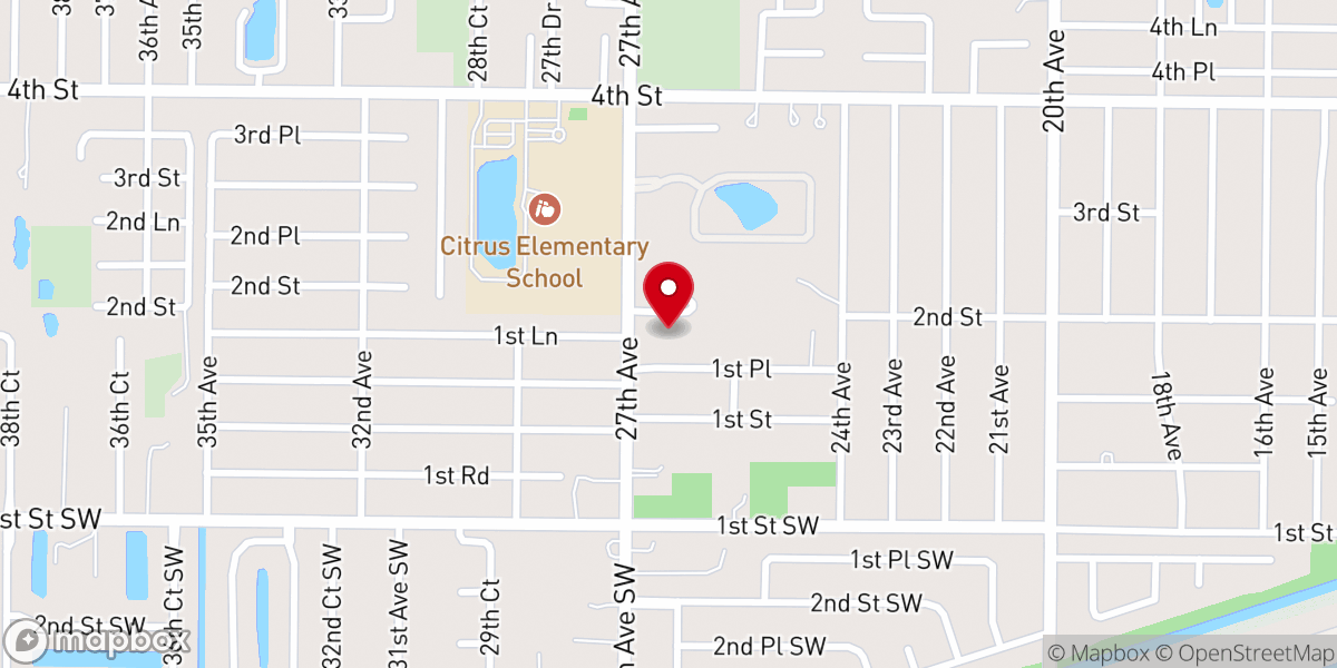 Map showing location of Faith United Fellowship