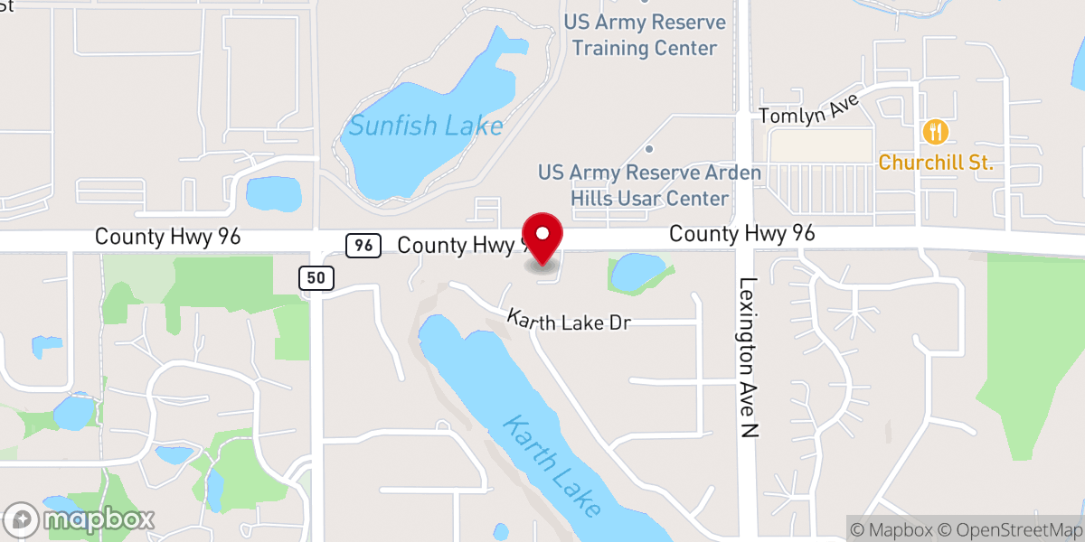Map showing location of Pilgrim House Unitarian Universalist Fellowship