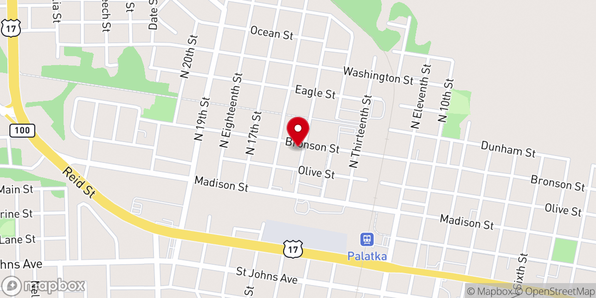 Map showing location of Saint Joseph Primitive Baptist Church