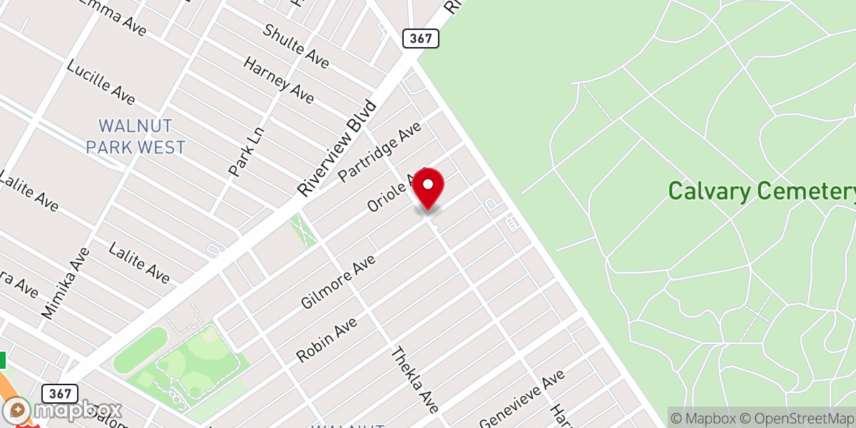 Map showing location of Greater Saint Paul Missionary Baptist Church