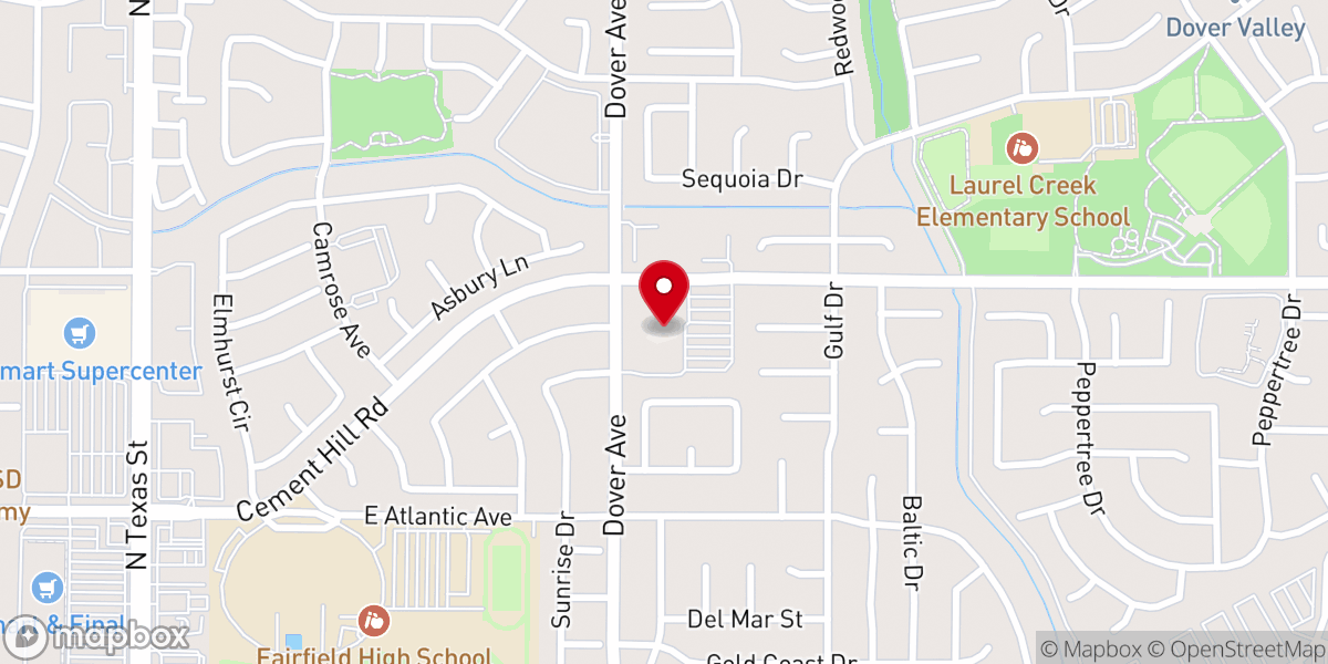 Map showing location of Our Lady of Mt Carmel