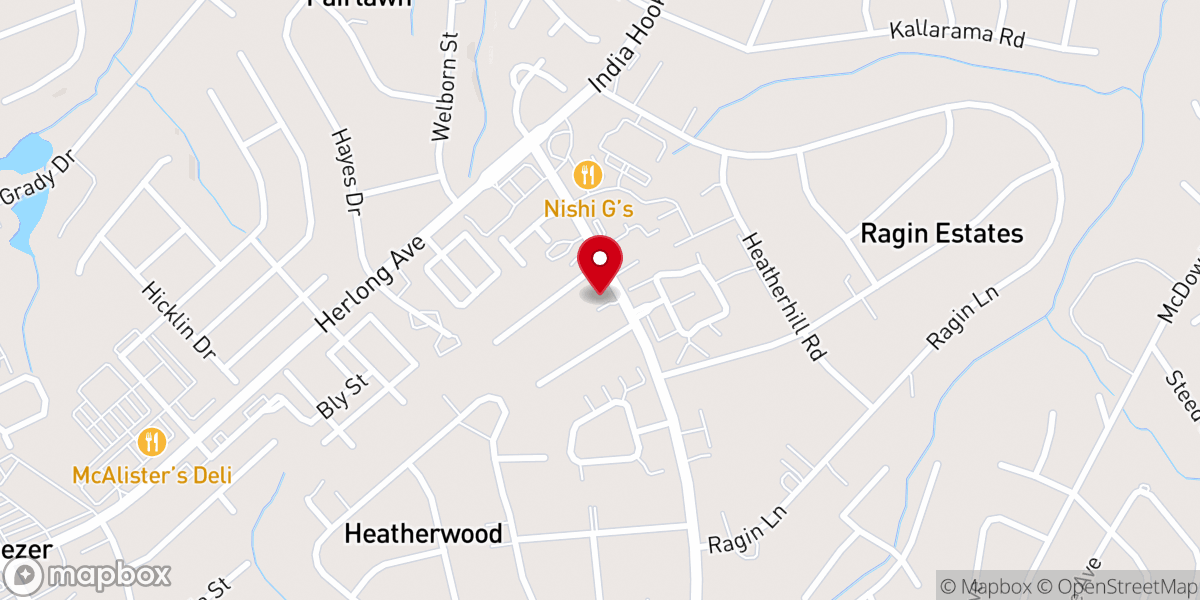 Map showing location of Taking The City Ministry