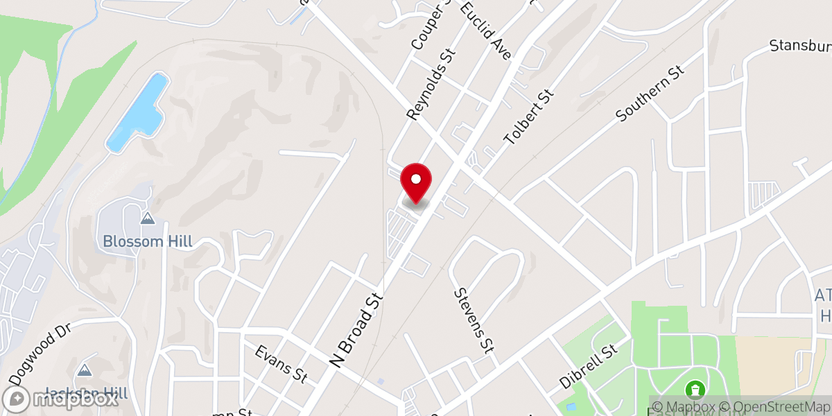 Map showing location of North Rome Church of God