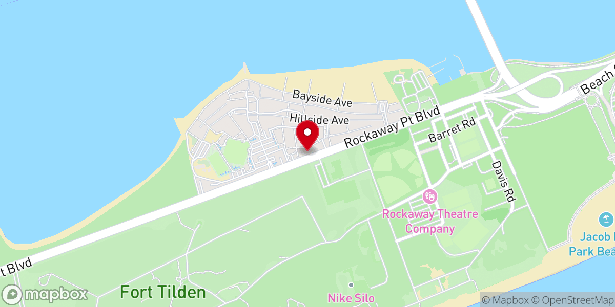 Map showing location of Roxbury Catholic Club
