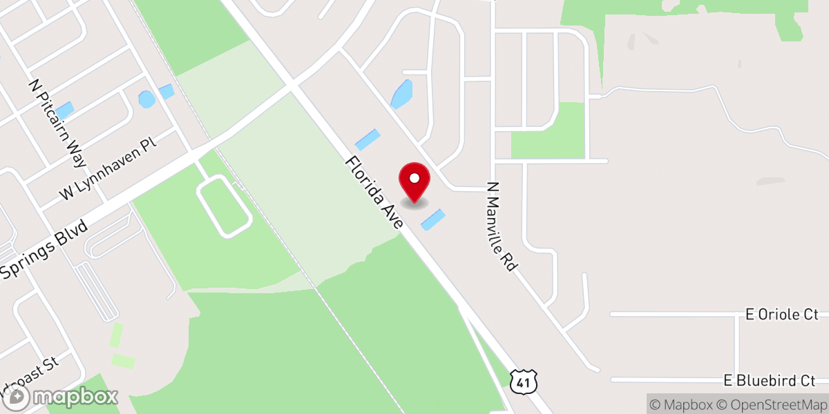 Map showing location of Nature Coast Unitarian Universalist Fellowship