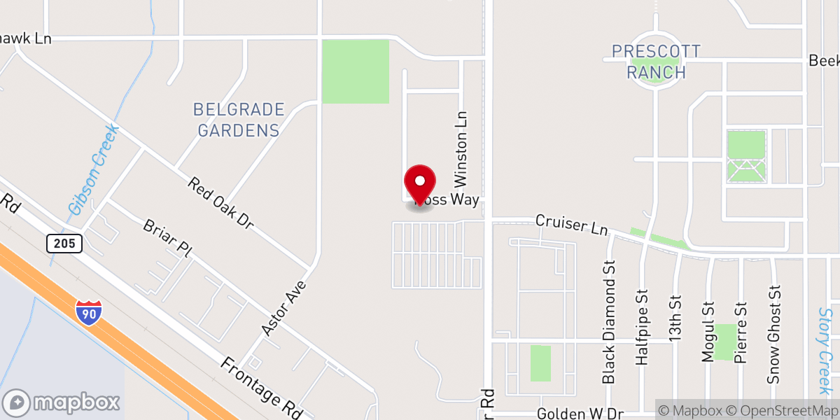 Map showing location of Abandoned Worship