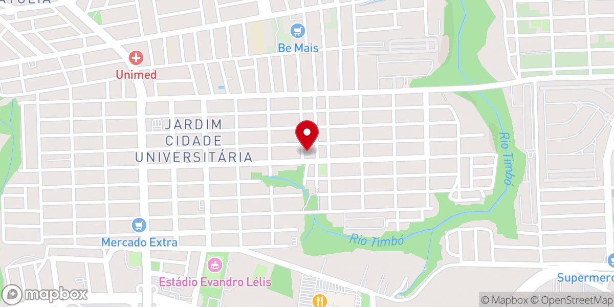 Map showing location of Paróquia Santo Antônio do Menino Deus