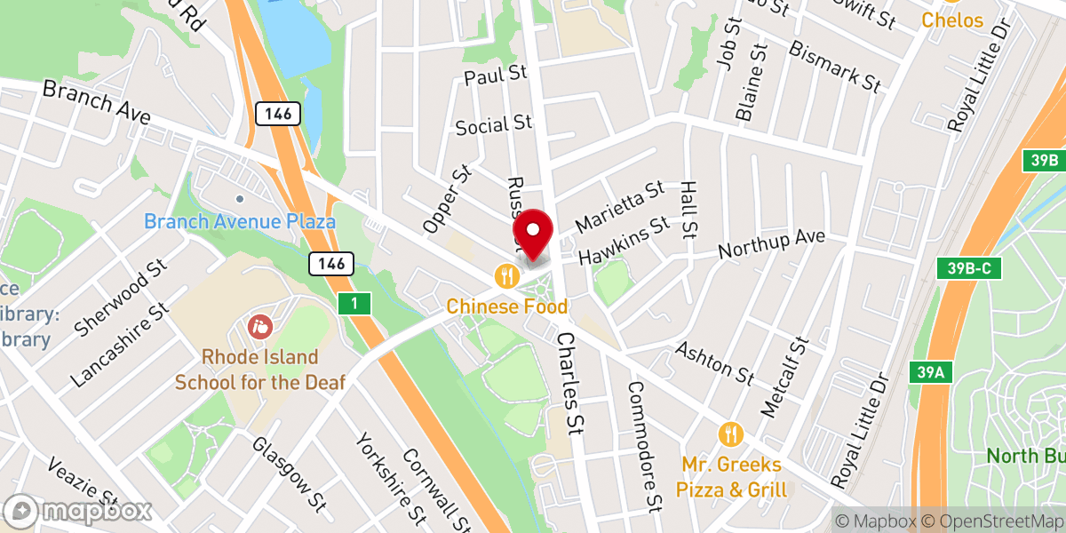 Map showing location of St Ann's Church
