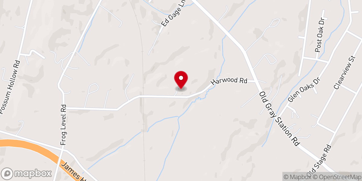 Map showing location of Wayland Free Will Baptist Church
