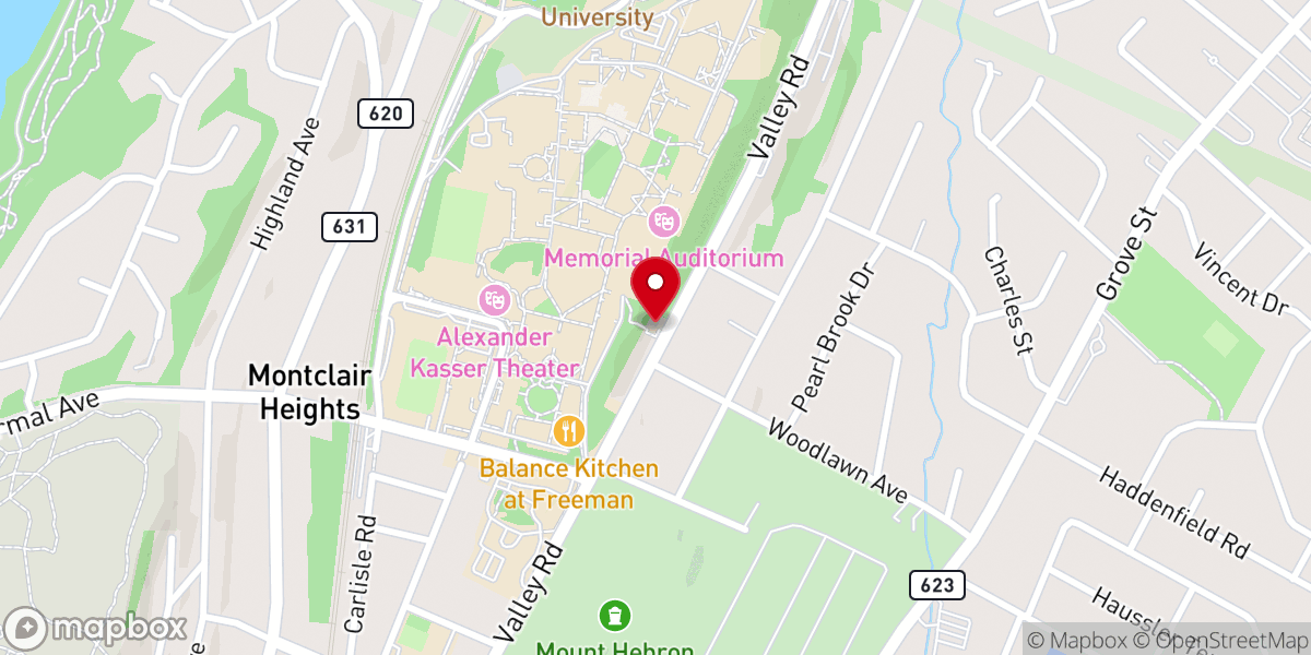 Map showing location of Newman Catholic Center