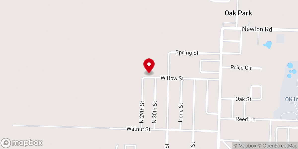 Map showing location of Fort Smith Central Hispana SDA Church
