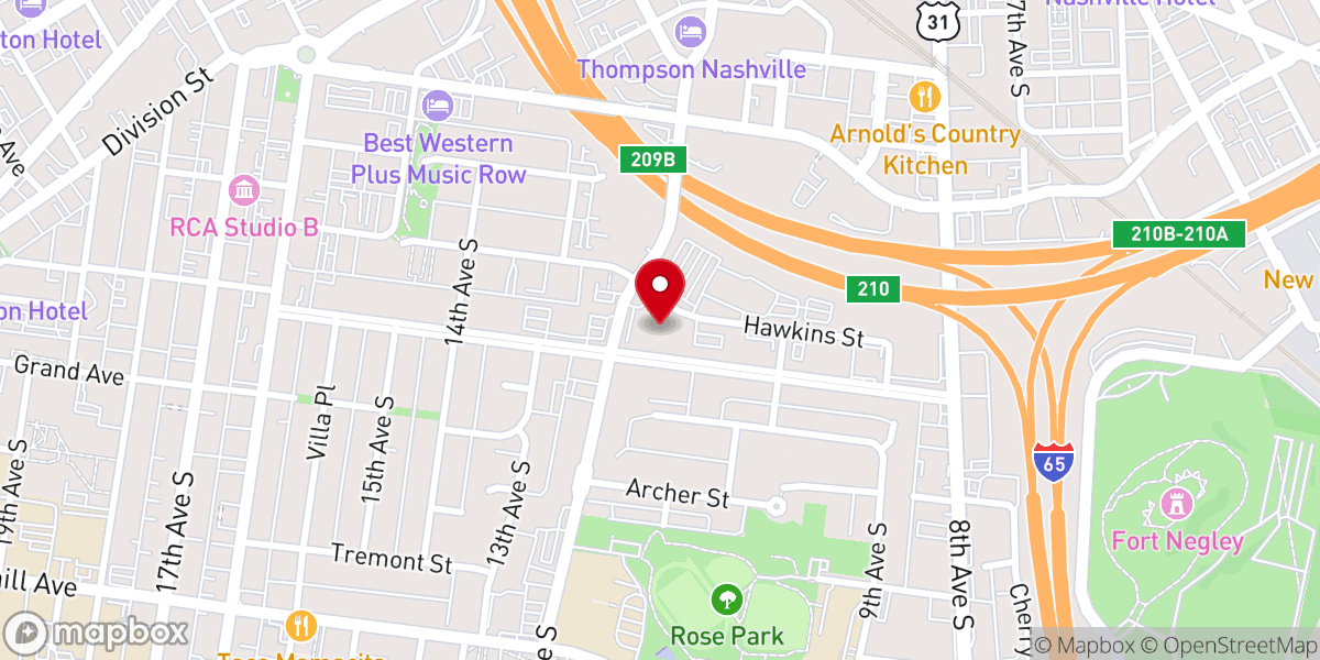 Map showing location of United Methodist Men Foundation