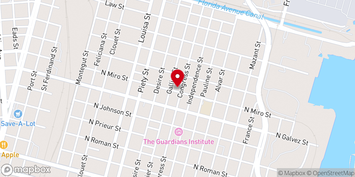 Map showing location of St. Josephine Bakhita Catholic Church