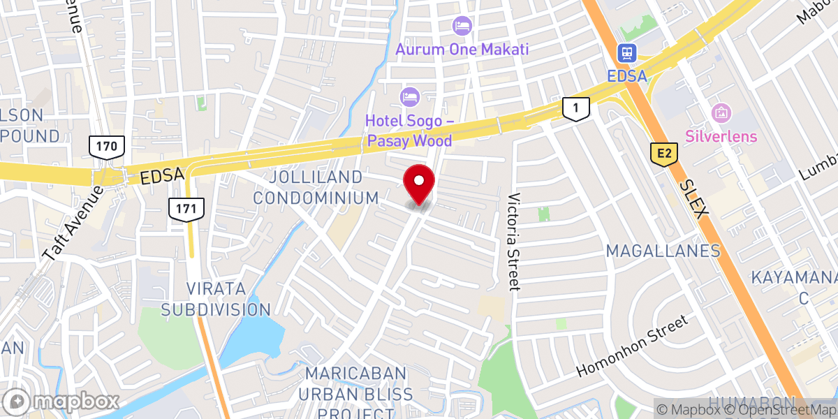 Map showing location of San Juan Nepomuceno Parish