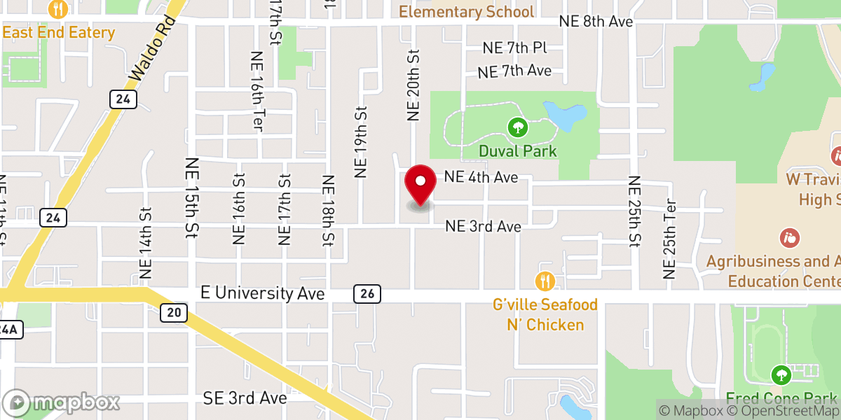 Map showing location of Bondage Breaking Ministries Inc