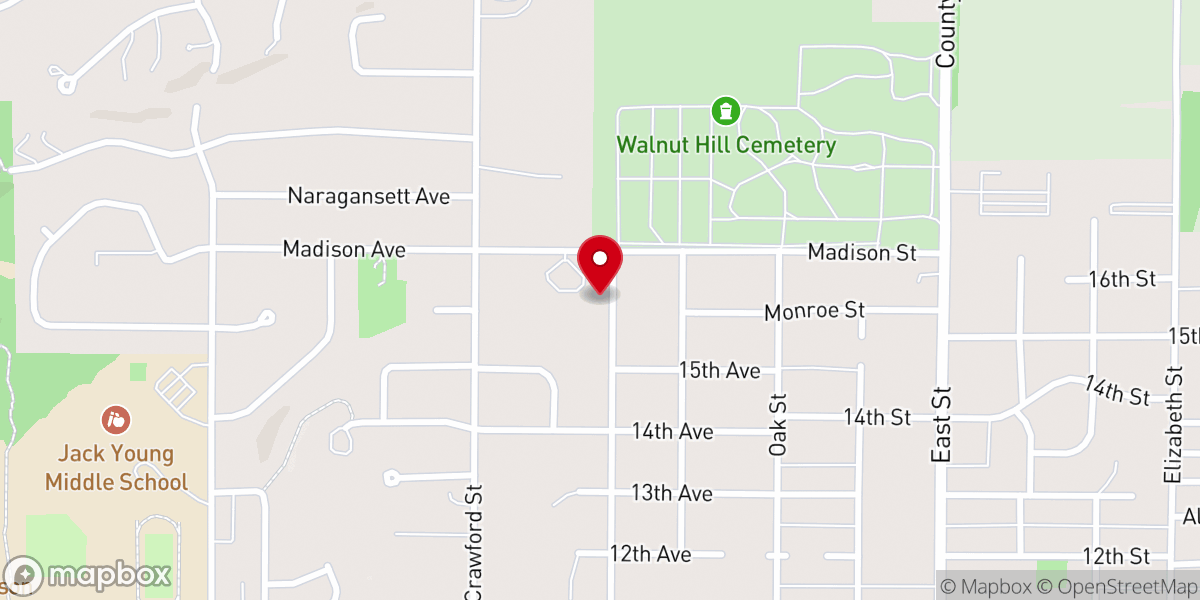 Map showing location of Hope Through Christ Ministries Inc