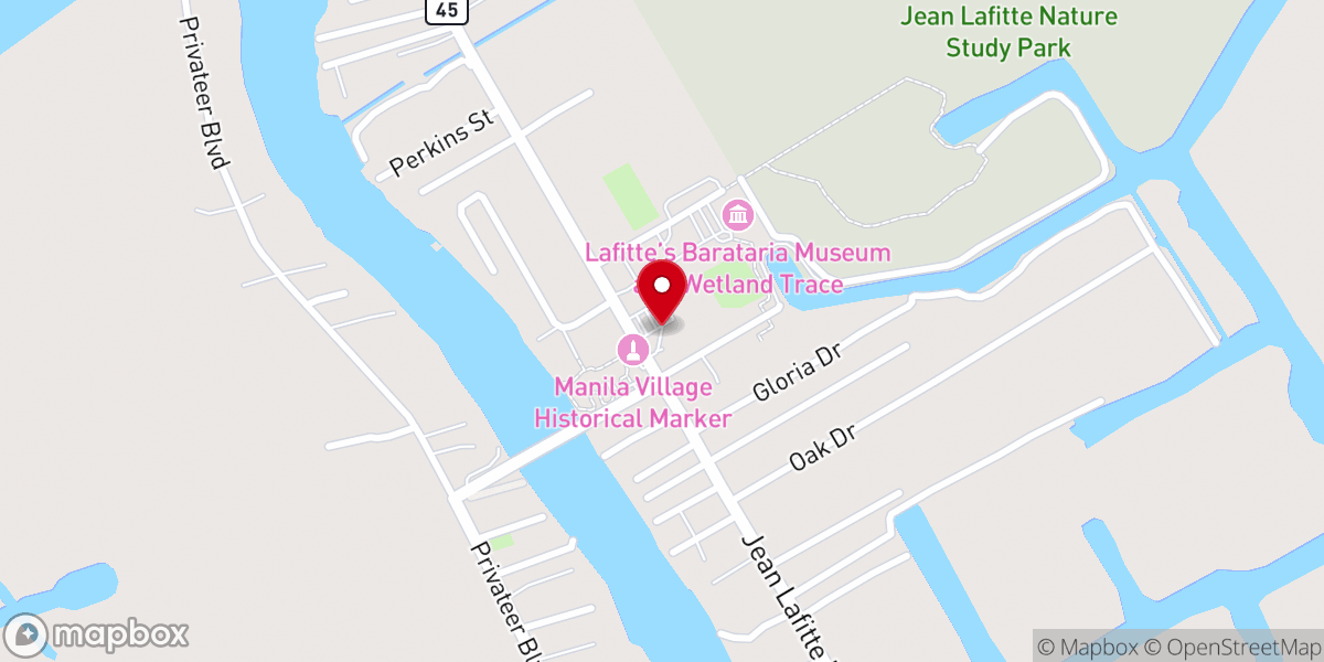 Map showing location of St. Anthony Catholic Church