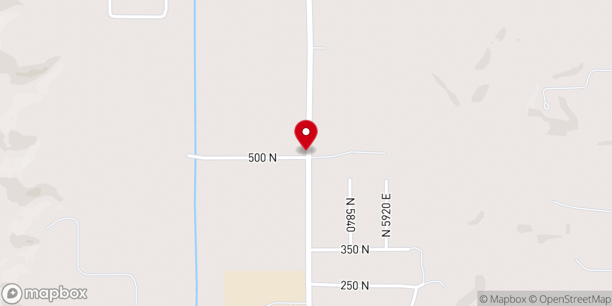 Map showing location of Ute Mission