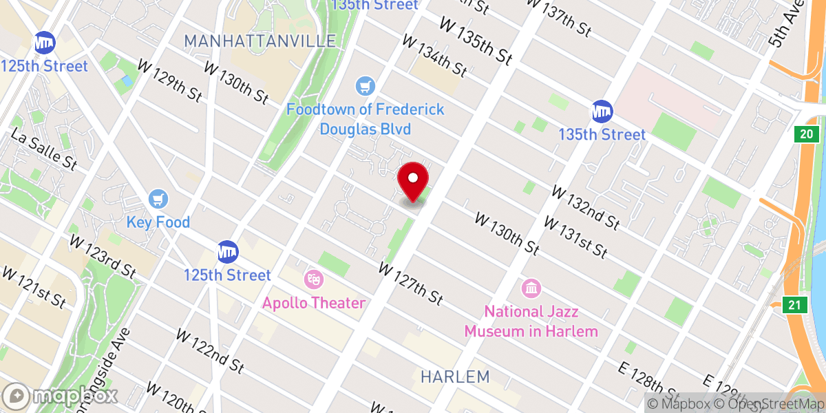 Map showing location of Salem United Methodist Church