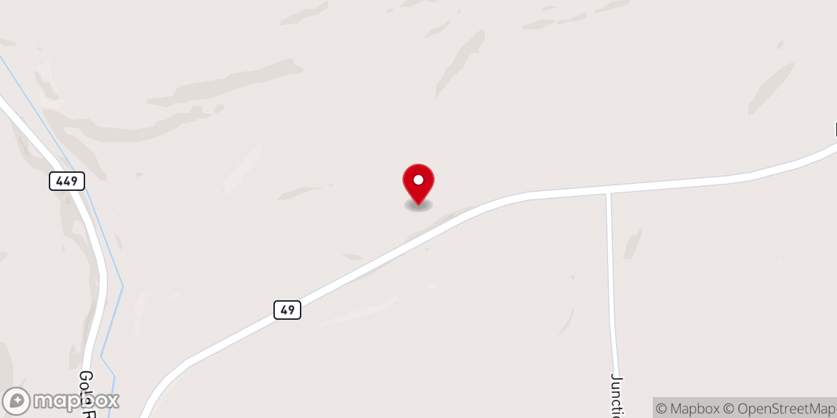 Map showing location of Gold Church