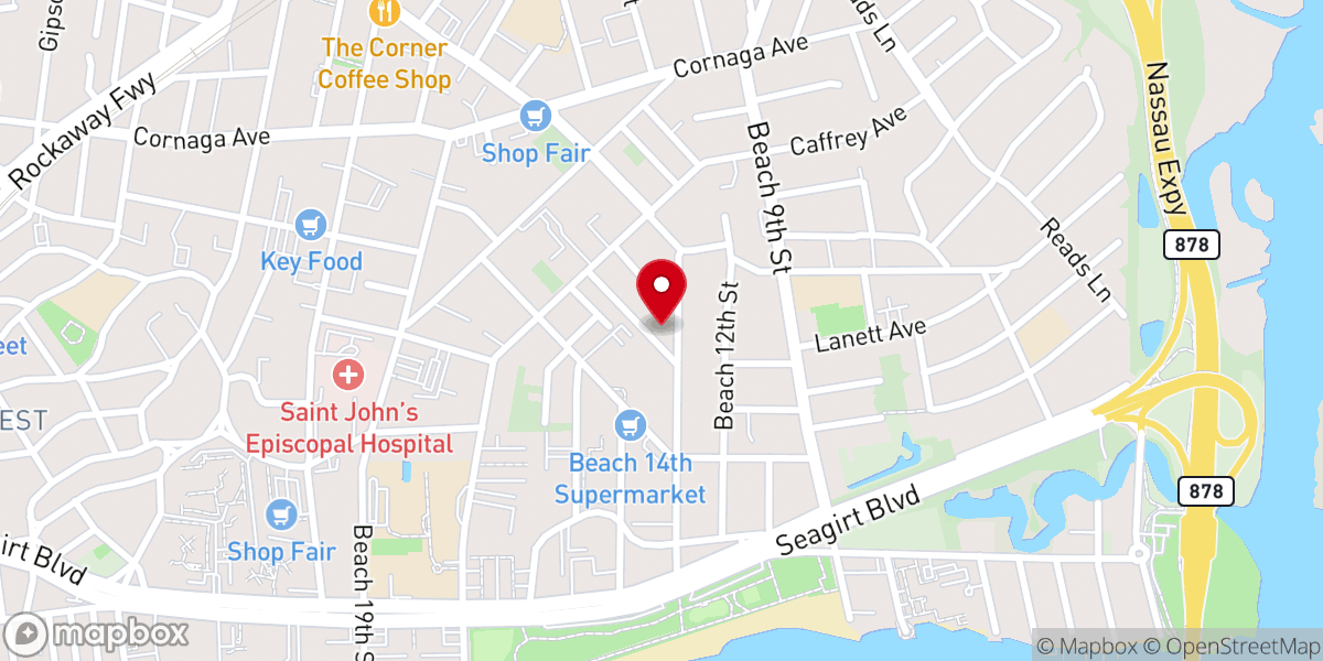 Map showing location of American Friends of BML Inc