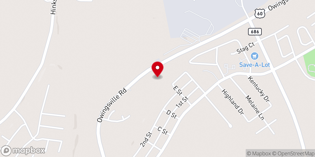 Map showing location of Christian Assembly of God