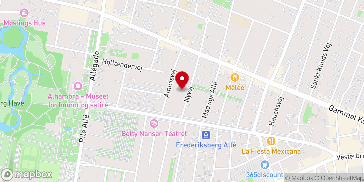 Map showing location of København Vineyard