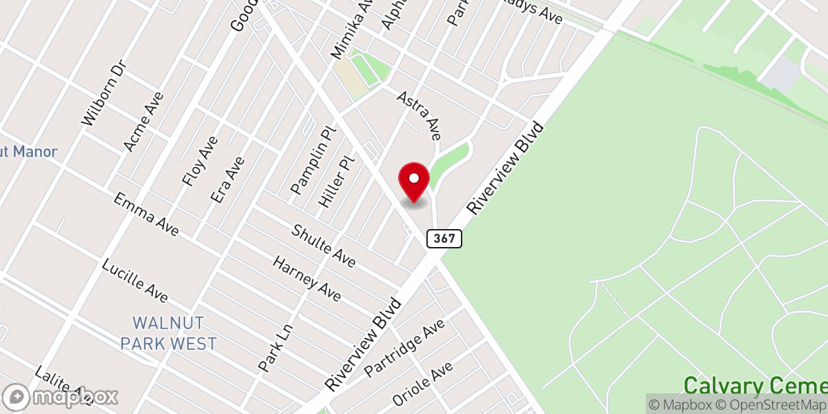 Map showing location of St Douglas P Baptist Church