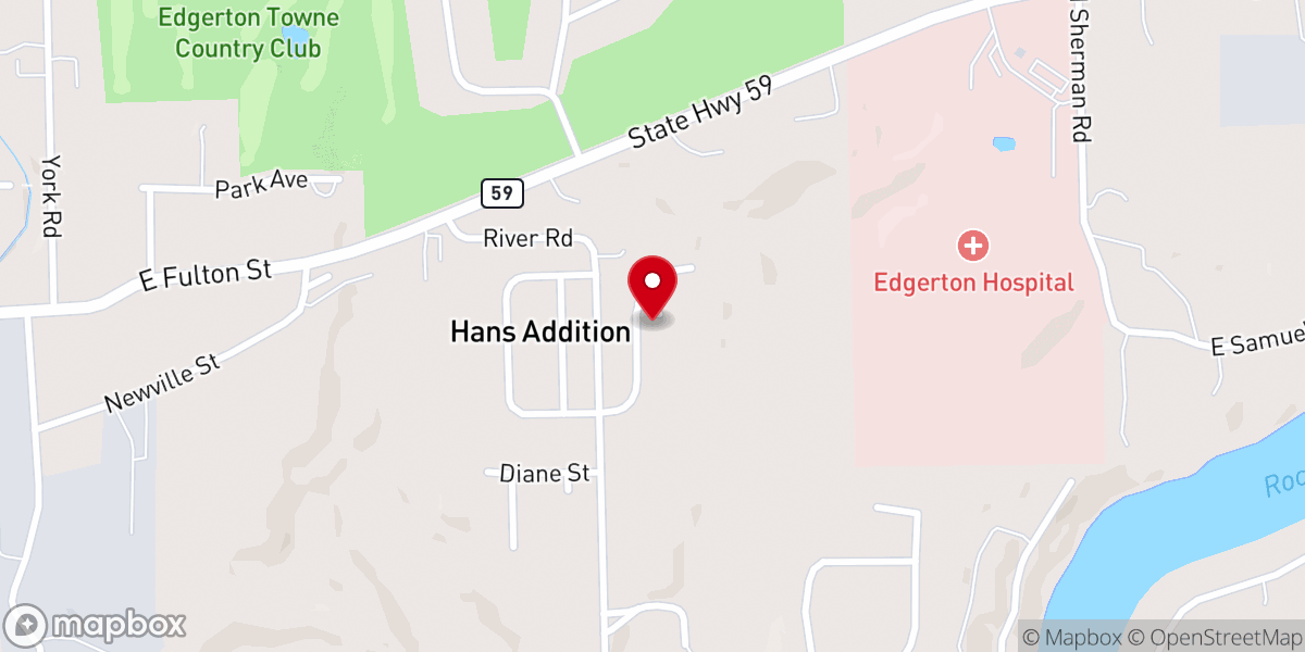 Map showing location of Prayers and Promises Ministries