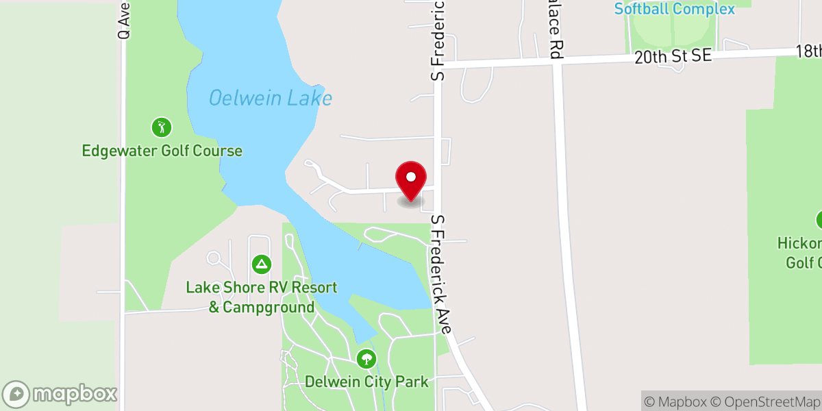Map showing location of Church of Christ - West Side