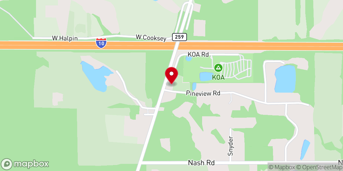Map showing location of Sardis Memorial United Methodist Church