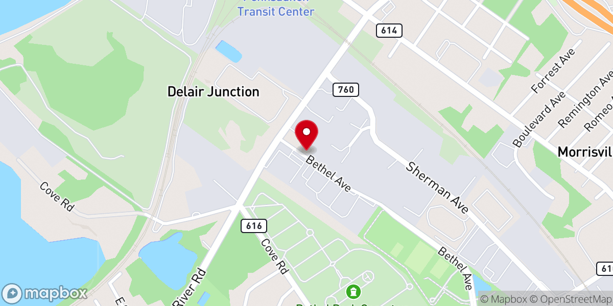 Map showing location of Iglesia De Dios Pentecostal Camino a Emaus Inc